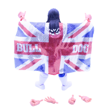 WWE Superstars British Bulldog Figur Mattel 2024 lose | Hoppla-Stuff